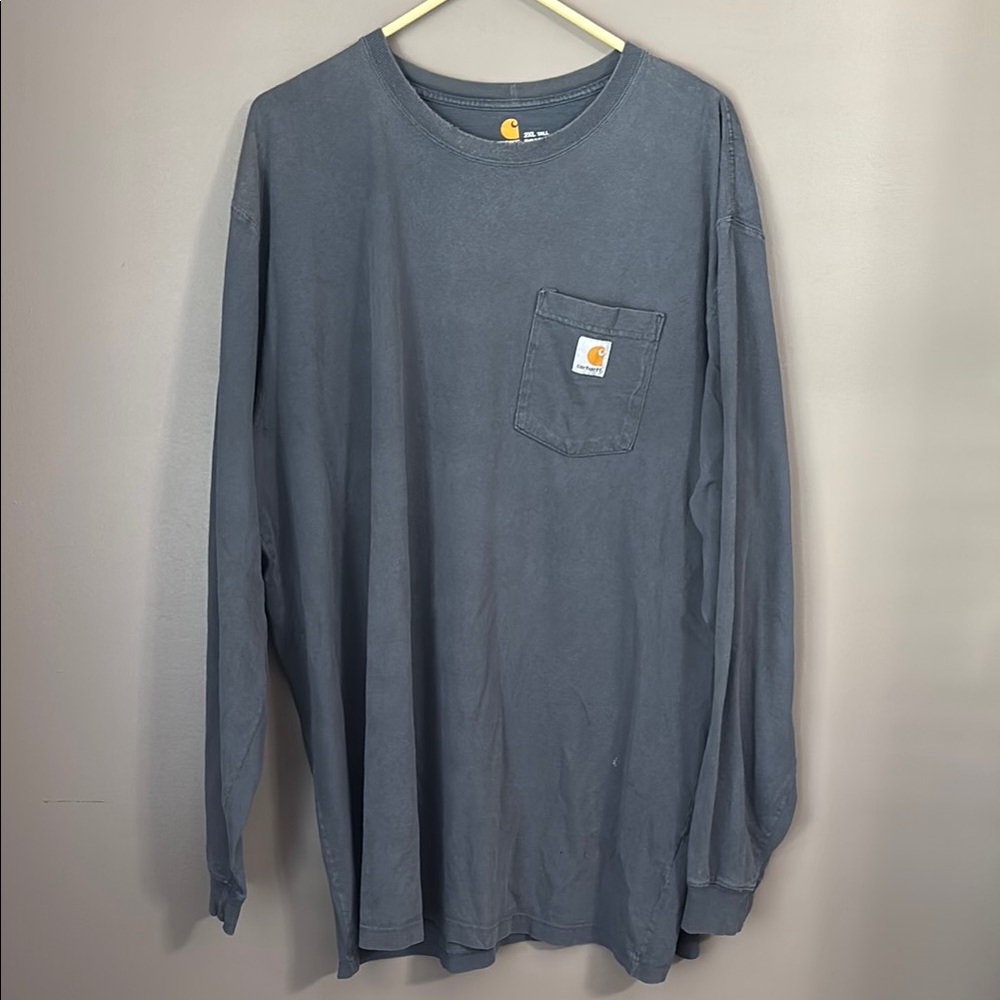 Carhartt Men's Blue Long Sleeve Shirt